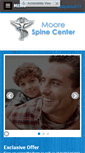 Mobile Screenshot of moorespinecenter.com